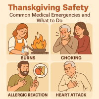 Thanksgiving Safety: Common Medical Emergencies and What to Do