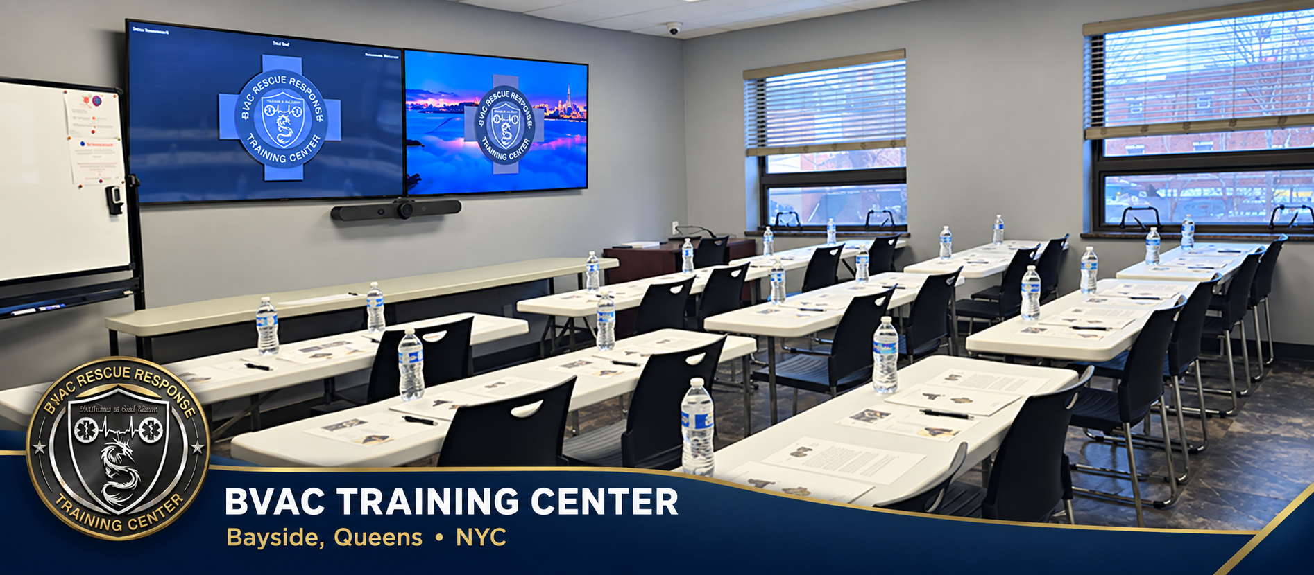 Professional emergency response and preparedness training at BVAC Rescue Response Training Center in Bayside, Queens