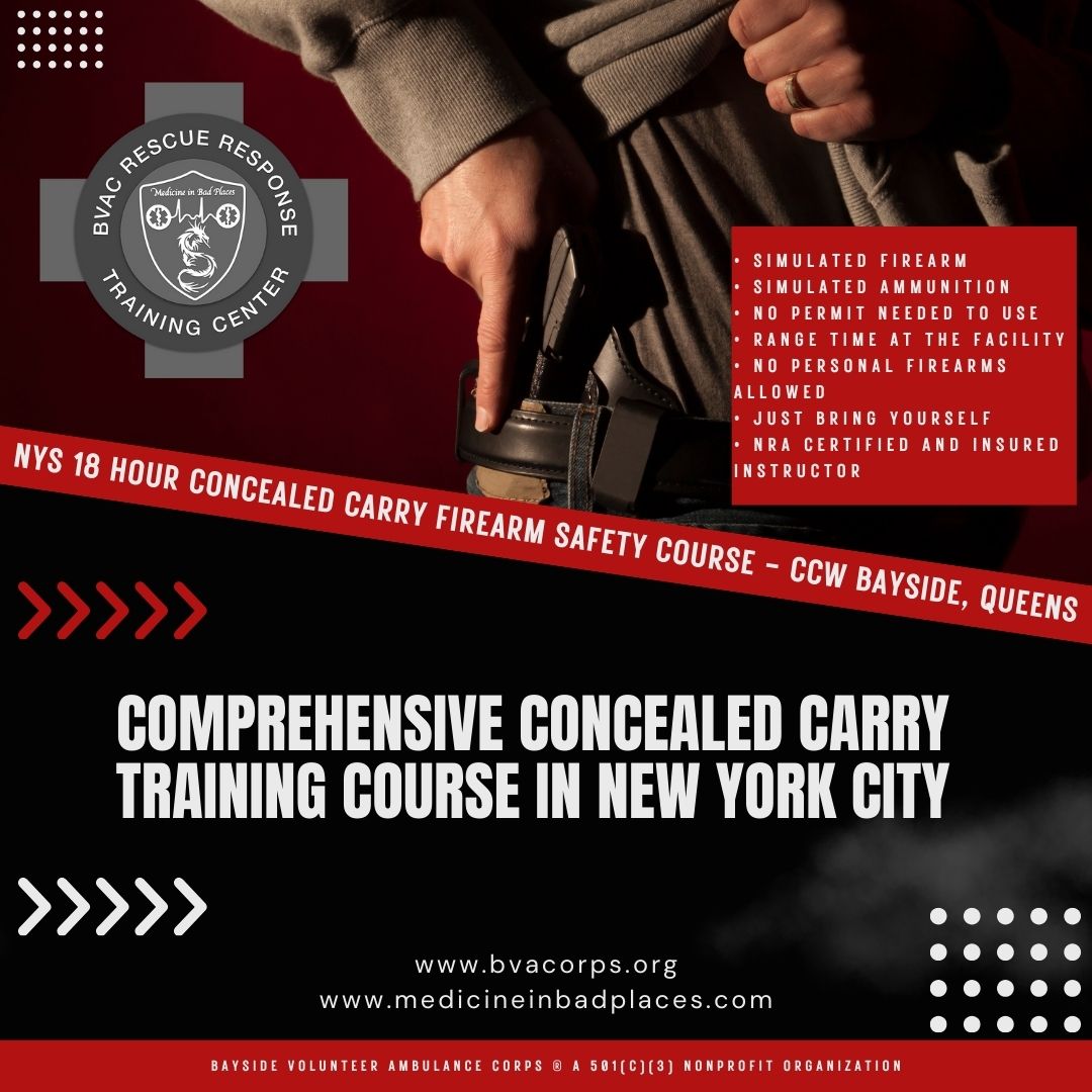 NYS 18 Hour Concealed Carry Firearm Safety Course - CCW (BVAC)